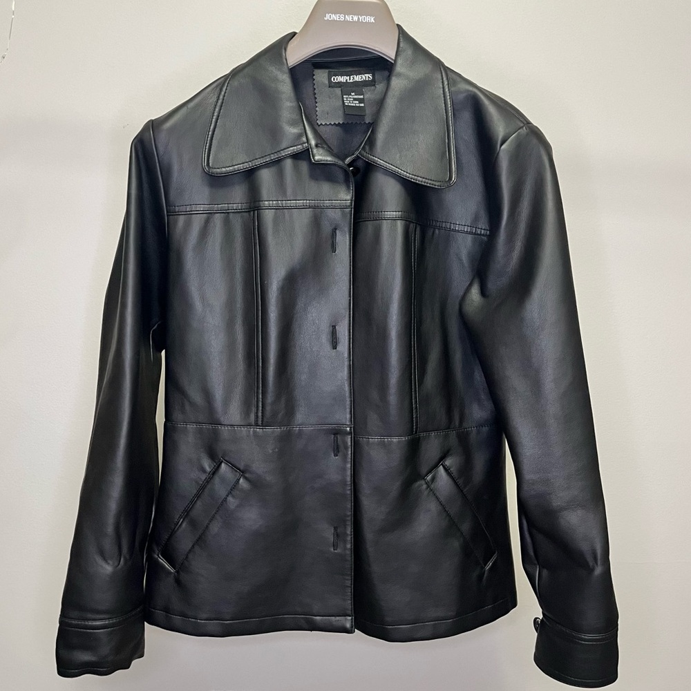 Vintage Vegan Leather Jacket
